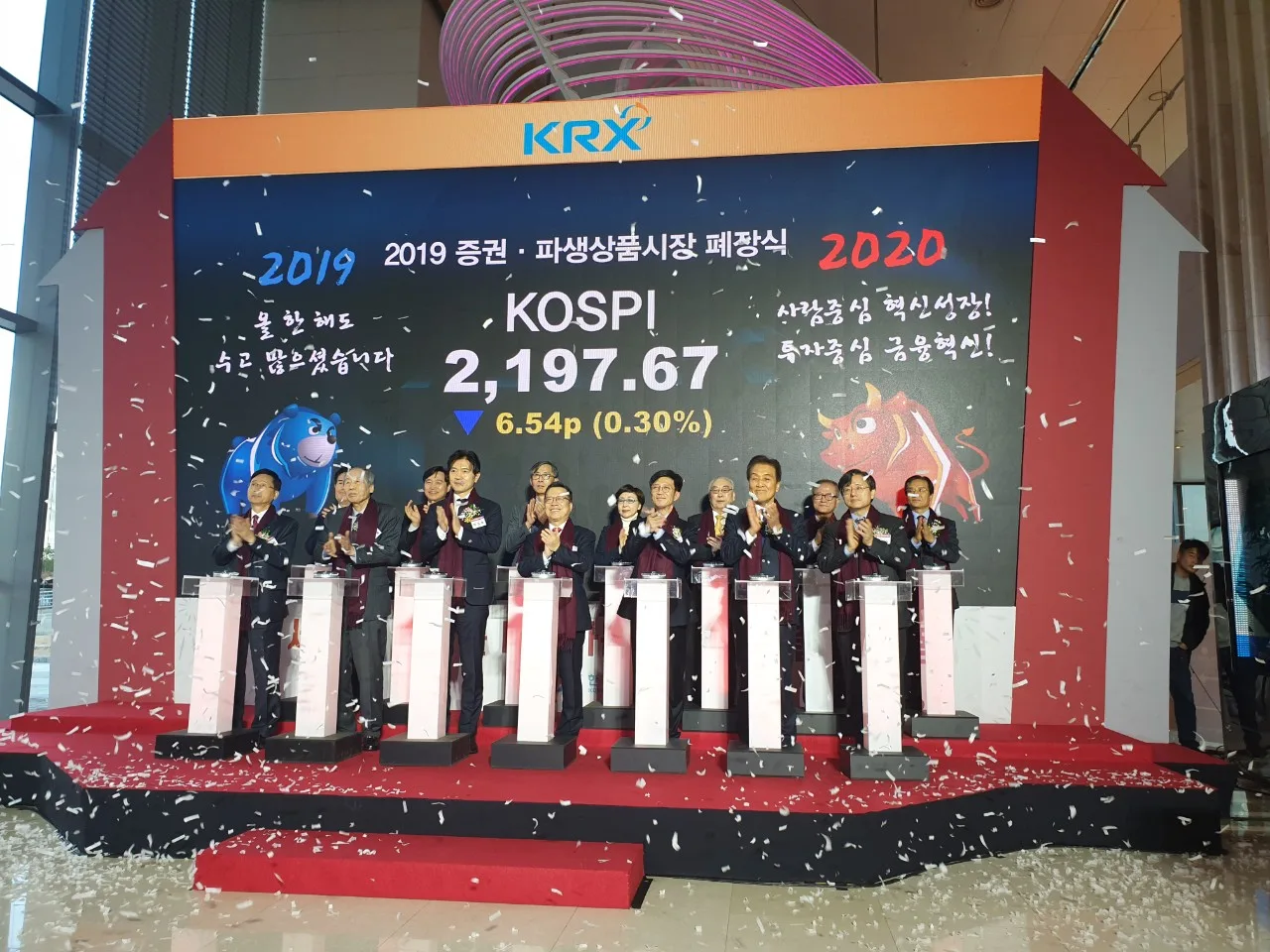 2019 증권파생상품시장 폐장식