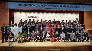 KINGS 총장 취임식 및 신입생 입학식